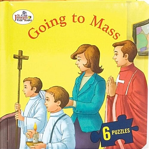 Going to Mass (St. Joseph Beginner Puzzle Book) (Hardcover)
