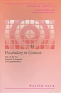 Single Skill: Vocabulary in Context (Paperback, STUDENT)