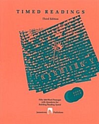 [중고] Timed Readings: Book Four: Fifty 400-Word Passages with Questions for Building Reading Speed (Paperback, 3)