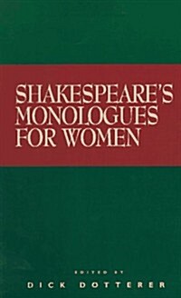 Shakespeares Monologues for Women (Paperback)