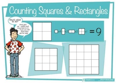 Without Words - Counting Squares Poster (Other)