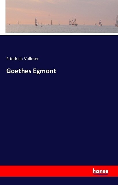 Goethes Egmont (Paperback)