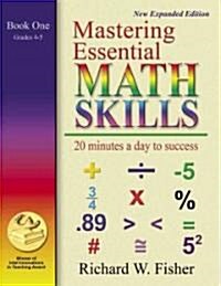 Mastering Essential Math Skills, Book One: Grades 4 and 5: 20 Minutes a Day to Success [With DVD] (Paperback, New, Expanded)