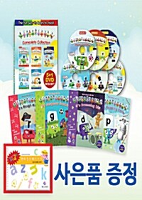 알파블럭스 시즌1~5 + MP3 CD + 리더스북 4종 (6disc+도서 4권)