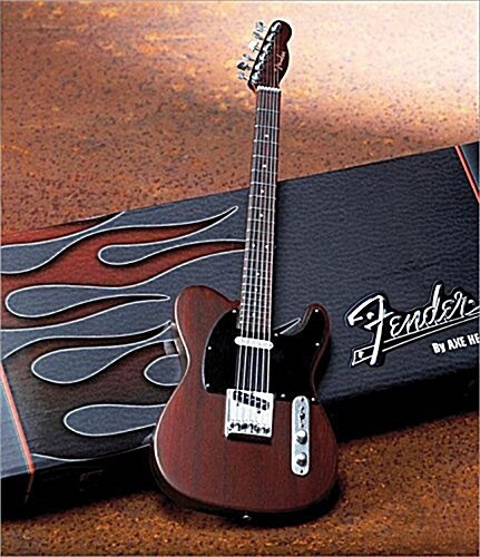 Axe Heaven Fender Telecaster Rosewood Finish Miniature Guitar Replica (ACC)