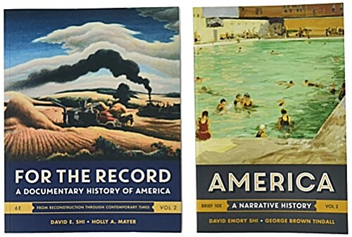 America: A Narrative History and for the Record (Paperback, 10, Brief Tenth)