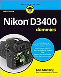 Nikon D3400 for Dummies (Paperback)