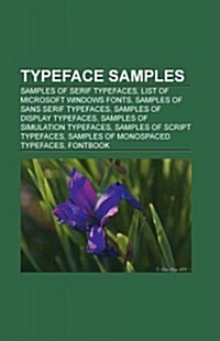 Typeface Samples (Paperback)
