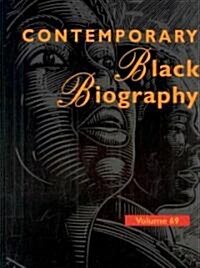 Contemporary Black Biography: Profiles from the International Black Community (Hardcover)