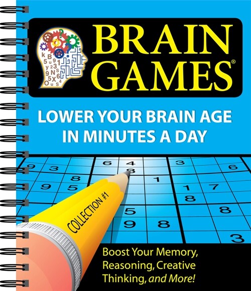 Brain Games #1: Lower Your Brain Age in Minutes a Day (Variety Puzzles): Volume 1 (Spiral)