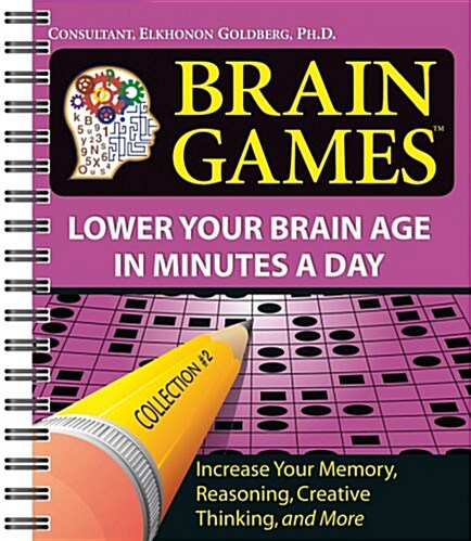 Brain Games #2: Lower Your Brain Age in Minutes a Day (Spiral)