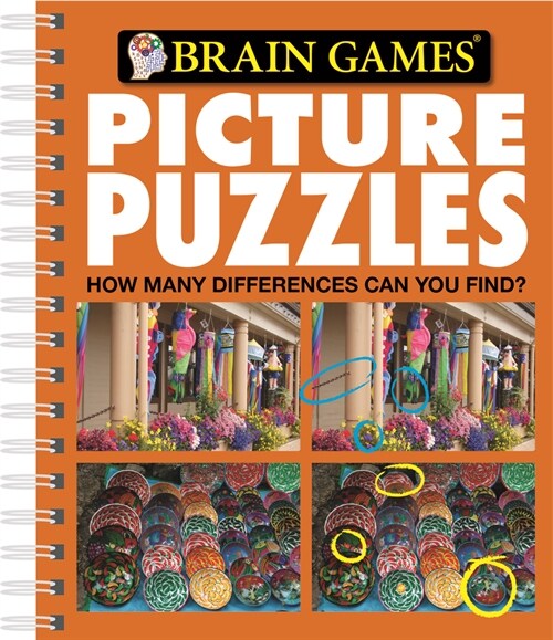 Brain Games - Picture Puzzles #5: How Many Differences Can You Find?: Volume 5 (Spiral)