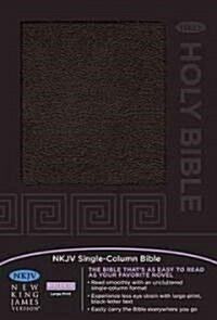 Single-Column Bible-NKJV (Bonded Leather)