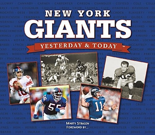 New York Giants Yesterday and Today (Hardcover)