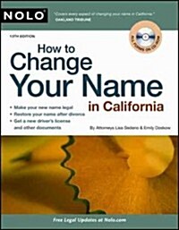 How to Change Your Name in California (Paperback, CD-ROM, 13th)