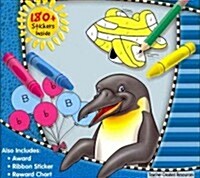 Ready-Set-Learn: Alphabet Activities Prek-K [With 180+ Stickers] (Paperback)