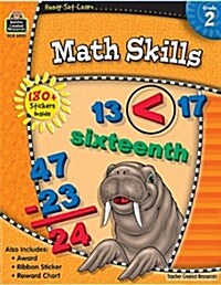 Ready-Set-Learn: Math Skills Grd 2 [With 180+ Stickers] (Paperback)