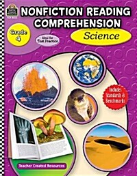 Nonfiction Reading Comprehension: Science, Grade 4 (Paperback)