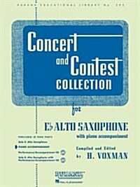 Concert and Contest Collection for Eb Alto Saxophone: Piano Accompaniment (Paperback)