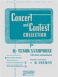 Concert and Contest Collection for BB Tenor Saxophone: Solo Book Only (Paperback)