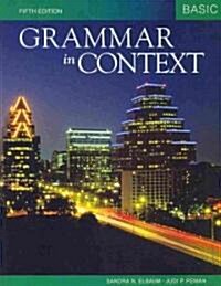 Grammar in Context Basic (Paperback, 5)