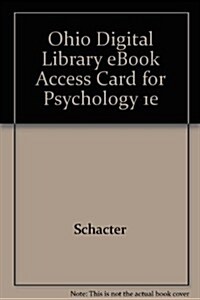 Ohio Digital Library eBook Access Card for Psychology 1e (Paperback)