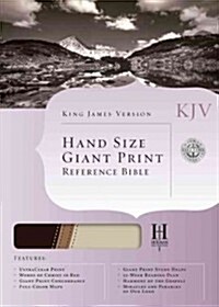 Hand Size Giant Print Reference Bible-KJV (Imitation Leather)