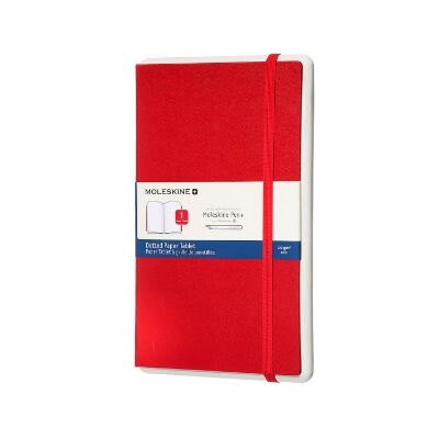 Moleskine Paper Tablet Pen+, Large, Dotted, Red, Hard Cover (5 X 8.25) (Other)