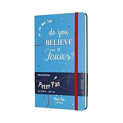 Moleskine Limited Edition Peter Pan, Notebook, Large, Ruled, Fairies Cerulean Blue (5 X 8.25) (Other)