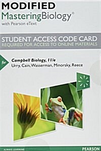 Modified Masteringbiology with Pearson Etext -- Standalone Access Card -- For Campbell Biology (Hardcover, 11)