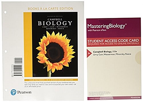 Campbell Biology, Books a la Carte Plus Mastering Biology with Pearson Etext -- Access Card Package [With Access Code] (Loose Leaf, 11)