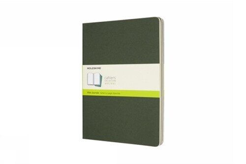Moleskine Cahier Journals - XL Plain - Mrytle Green (Set of 3) (Other)