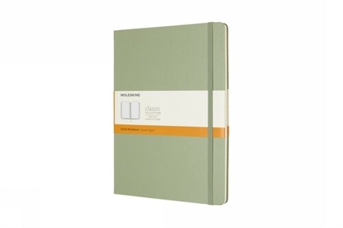 Moleskine Classic Notebook, Extra Large, Ruled, Willow Green, Hard Cover (7.5 X 10) (Other)