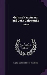 Gerhart Hauptmann and John Galsworthy: A Parallel (Hardcover)