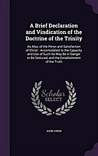 A Brief Declaration and Vindication of the Doctrine of the Trinity: As Also, of the Persn and Satisfaction of Christ: Accomodated to the Capacity and (Hardcover)