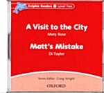 [중고] Dolphin Readers: Level 2: A Visit to the City & Matt‘s Mistake Audio CD (CD-Audio)