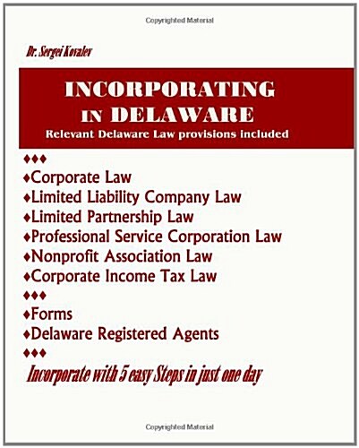 Incorporating in Delaware (Paperback)
