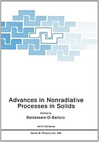 Advances in Nonradiative Processes in Solids (Paperback)
