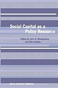 Social Capital as a Policy Resource (Paperback)