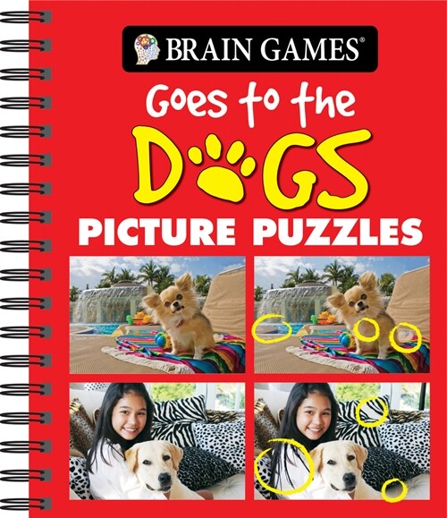 Brain Games - Picture Puzzles: Goes to the Dogs (Spiral)