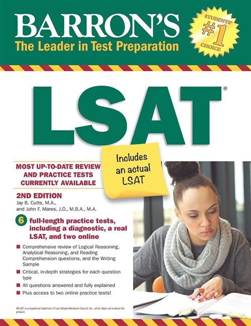 [중고] LSAT with Online Tests (Paperback, 2)
