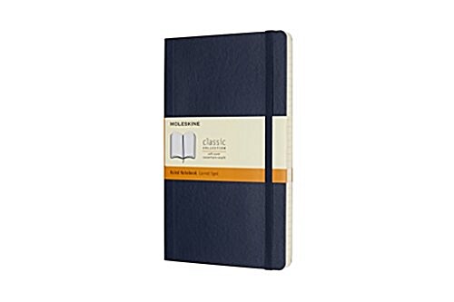 Moleskine Classic Notebook, Large, Ruled, Sapphire Blue, Soft Cover (5 X 8.25) (Other)