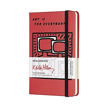 Moleskine Limited Edition Keith Haring, Notebook, Pocket, Plain, Scarlet Red (3.5 X 5.5) (Other)