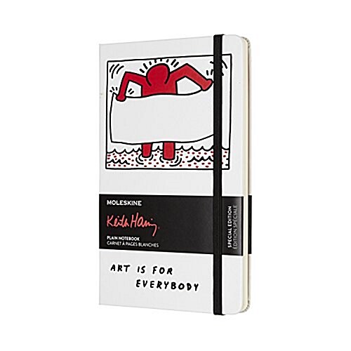 Moleskine Limited Edition Keith Haring, Notebook, Large, Plain, White (5 X 8.25) (Other)