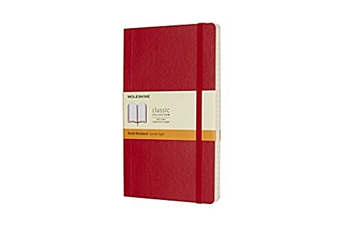 Moleskine Classic Notebook, Large, Ruled, Scarlet Red, Soft Cover (5 X 8.25) (Other)