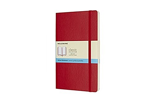 Moleskine Classic Notebook, Large, Dotted, Scarlet Red, Soft Cover (5 X 8.25) (Other)