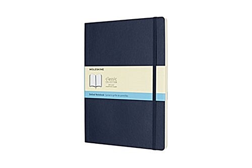 Moleskine Classic Notebook, Extra Large, Dotted, Sapphire Blue, Soft Cover (7.5 X 10) (Other)