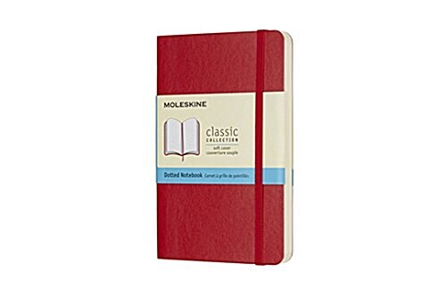 Moleskine Classic Notebook, Pocket, Dotted, Scarlet Red, Soft Cover (3.5 X 5.5) (Other)