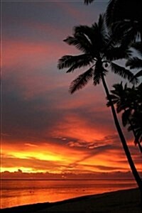 Fiji Sunset Journal: 150 Page Lined Notebook/Diary (Paperback)