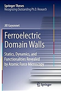 Ferroelectric Domain Walls: Statics, Dynamics, and Functionalities Revealed by Atomic Force Microscopy (Paperback, Softcover Repri)